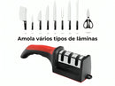 Afiador-Amolador De Facas (Vermelho)